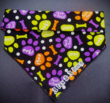 Trick or treat paws- Dog Bandana