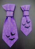 Spooky bats- Pet Necktie