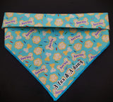 ITS MY BARK DAY (LIGHT BLUE)- Dog Bandanas