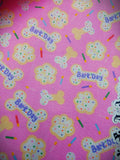 ITS MY BARK DAY (PINK)- Dog Bandanas