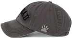 Dog Dad Washed Vintage Ballcap- Grey