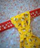 SPARKLY BEES- Pet Necktie