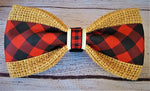 BUFFALO PLAID- Bow tie