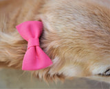 PINK- Pet hair bow