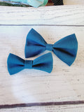 NAVY- Pet hair bow