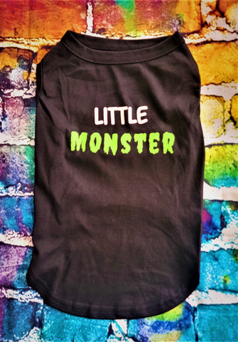 LITTLE MONSTER- Dog T-shirt