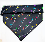 ARE YOU OF AFRAID OF CHRISTMAS LIGHTS?-Pet bandana-LAST CHANCE-LIMITED SIZES