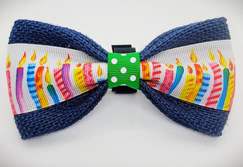 HAPPY CELEBRATION CANDLES- Pet Bow tie