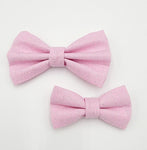 SPARKLY PINK - Pet hair bow