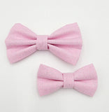 SPARKLY PINK - Pet hair bow