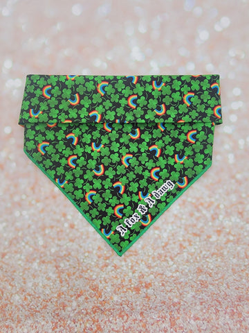 ST PATRICKS RAINBOWS- Dog Bandana