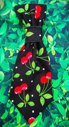 CHERRY BOMB- Pet Necktie