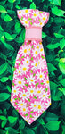 PINK AND DAISIES- Pet Necktie