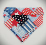 GOD BLESS AMERICA- Dog Bandana