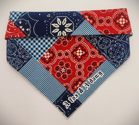 Vintage bandana- Dog Bandana