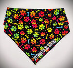 RAINBOW PAWS -Dog Bandana