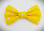 YELLOW FOR DAYS- Pet hair bow