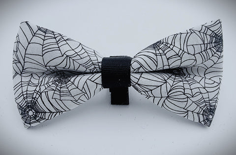 WHITE SPIDER WEB - Bow tie