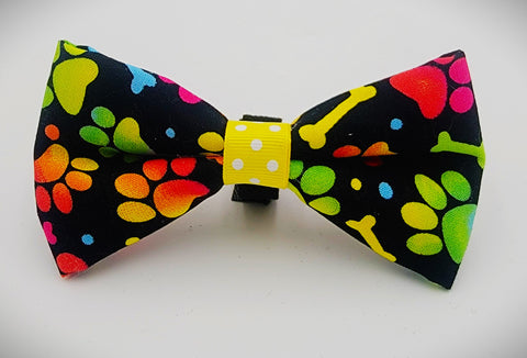 RAINBOW PAWS- Bow tie