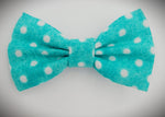 TURQUOISE WATER- Pet hair bow