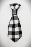 COZY BLACK AND WHITE-Pet Necktie