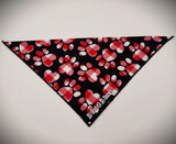 COZY RED PAWS- Dog Bandana