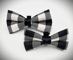 COZY BLK AND WHITE- Bow tie