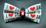 I LOVE DADDY- Pet Bow tie