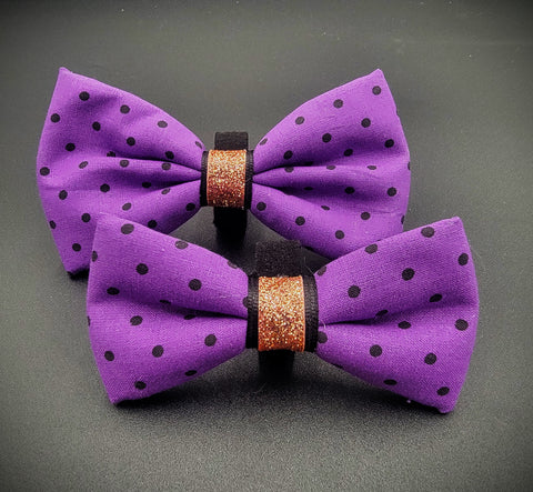 Sparkly purple dream- Bow tie