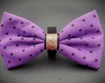 Sparkly purple dream- Bow tie