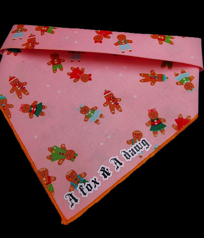 PINK GINGER- Dog Bandana