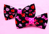 Play, bark, love- Bow tie