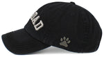 Dog Dad Washed Vintage Ballcap- BLk