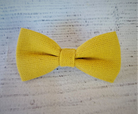 MUSTARD YELLOW- Pet hair bow