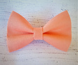 PEACH- Pet hair bow