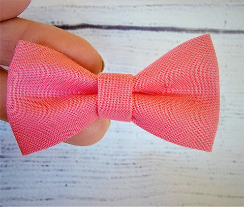 PINK- Pet hair bow