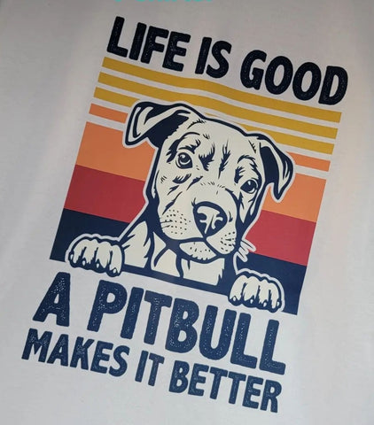 PITBULL LOVE-  T-Shirt