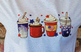 AMERICA RUNS ON COFFEE - T-Shirt