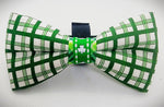 MINI ST PATS PLAID- Pet Bow tie