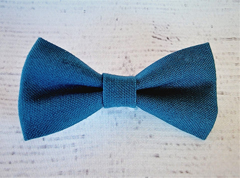 NAVY- Pet hair bow