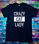 CRAZY CAT LADY T-SHIRT